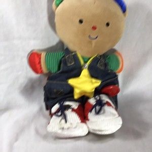 Melissa & Doug Ks Kids  Teddy Wear Bear Overalls Toddler Learning To Dress Farm